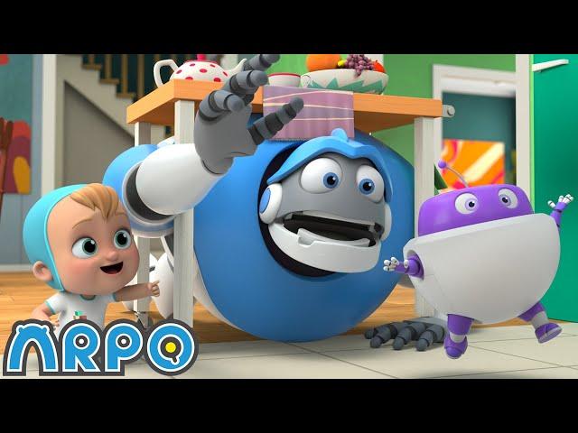 Bringing Up Baby | Baby Daniel and ARPO The Robot | Funny Cartoons for Kids