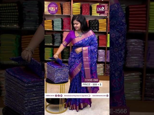 Semi patola silk saree @ 999+$|Booking: 7305626399|www.dsrsarees.com