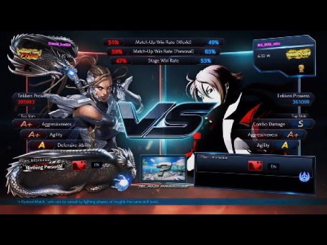 ShinobiKun904 (Master Raven) vs. BIG_BOSS_reiko (Leo)  ft.8  | Tekken 7