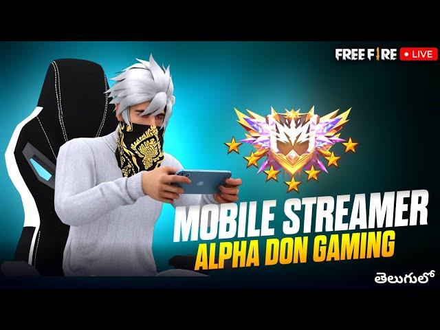 GrandMaster Rank Push Live - Free Fire Telugu Short Live #FaceCamLive #garenafreefireindia #shorts