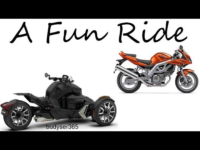 Suzuki SV650S and Can-Am Ryker - A Fun Motorcycle Ride