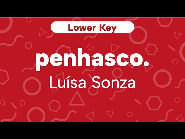 Karaoke penhasco.  - Luísa Sonza | Lower Key (Cover)