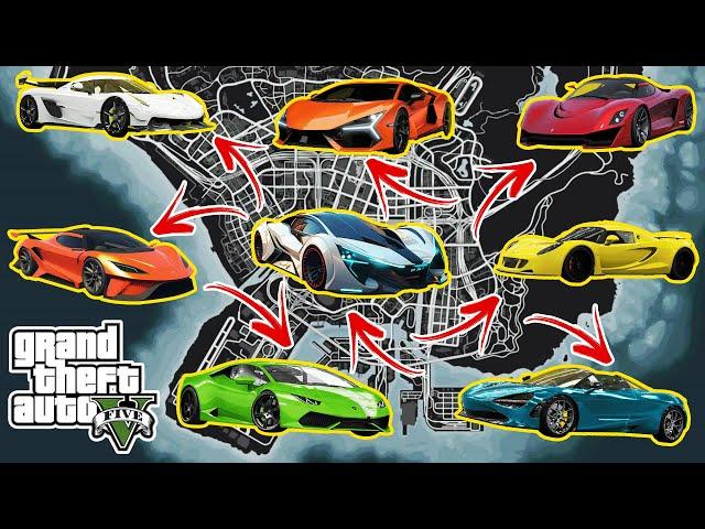 GTA 5 - All New Story Mode Rare Cars Locations 2025 (PS5, PS4, XBOX & PC)