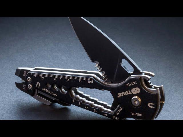 True utility Smartknife + Multitool Test & Review  (Bushcraftlab)