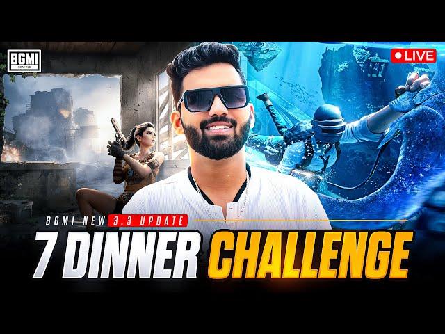 RANK 200  BACK TO BACK 7 DINNER CHALLENGE  | NEW UPADTE BGMI | KANNADA BGMI LIVE