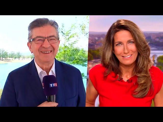 Jean-Luc Mélenchon invité du 13H de TF1