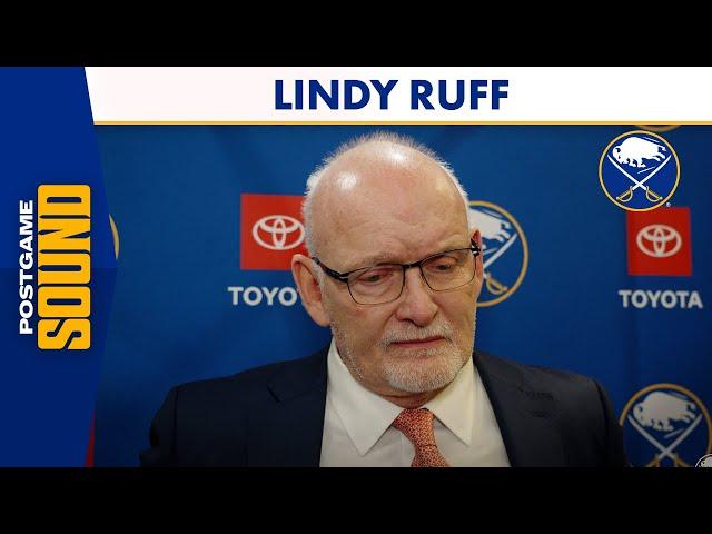 "I Thought We Deserved Better" | Lindy Ruff After Buffalo Sabres Loss Against Boston Bruins