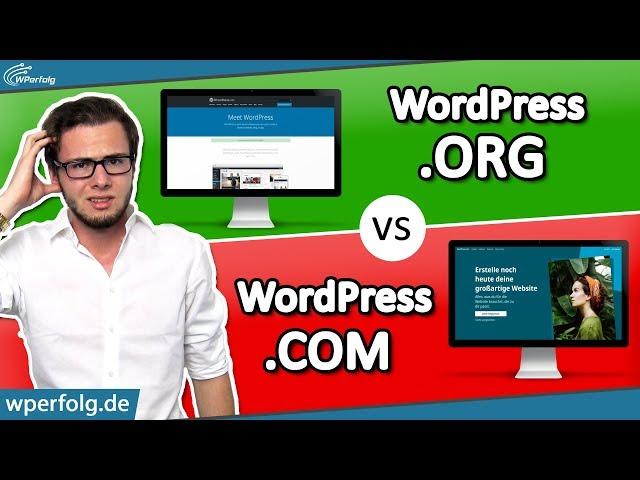 ᐅ WordPress.org vs. WordPress.com (2025): Erklärt! Vermeide diesen fatalen Fehler! - Deutsch