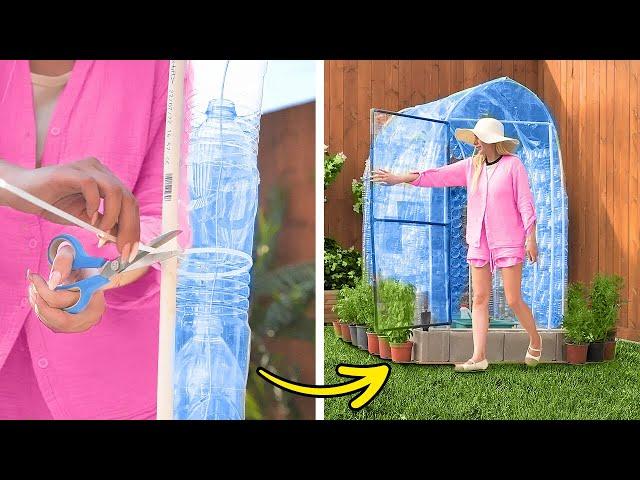 Creative Ways to Reuse Plastic Bottles: DIY Tiny Greenhouse 