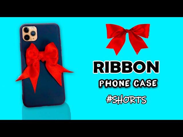 AMAZING PHONE CASE DESIGN HACK - DIY PHONE HACKS - RIBBON PHONE CASE IDEA #shorts