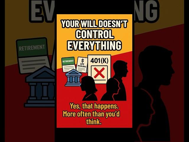 Your Will doesn’t control everything #money #estateplanning #estateplan
