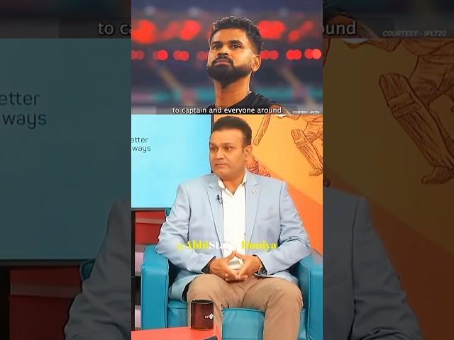 Virender Sehwag talked about Future White Ball Captain Shreyas Iyer 