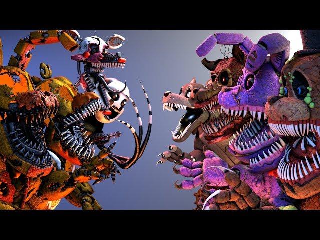 FNAF Twisted vs FNAF 4 Animatronics