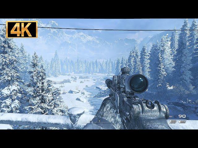 Winter Sniper Mission | PS5 | Call of Duty Modern Warfare 2 Remastered | 4K