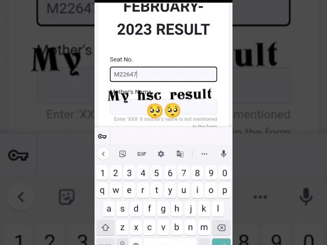 My 12th result 2023 | Maharashtra hsc result | #myresults #result #hsc #viral #trending #hscresults