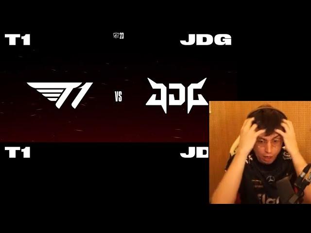 T1 vs JDG | Caedrel co stream FULL VOD | Worlds 2023 SEMIFINALS Stage day 2