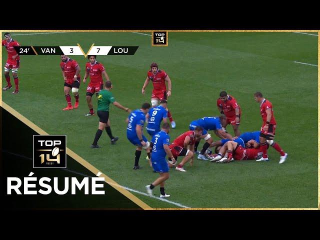 TOP 14 Saison 2024-2025 J03 - Résumé RC Vannes – LOU Rugby