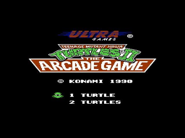 TMNT II: THE ARCADE GAME - NES FULL PLAYTHROUGH