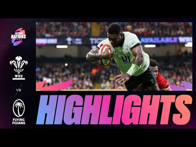 HIGHLIGHTS | WALES V FIJI | AUTUMN NATIONS SERIES