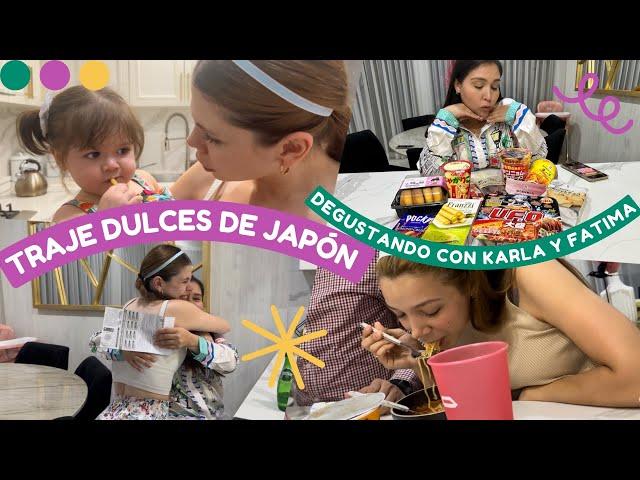 TRAJE DULCES DE JAPÓN PARA PROBAR CON KARLITA Y FÁTIMA  | VLOG