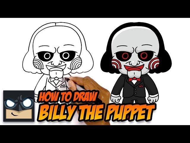 How To Draw Billy The Puppet | Saw