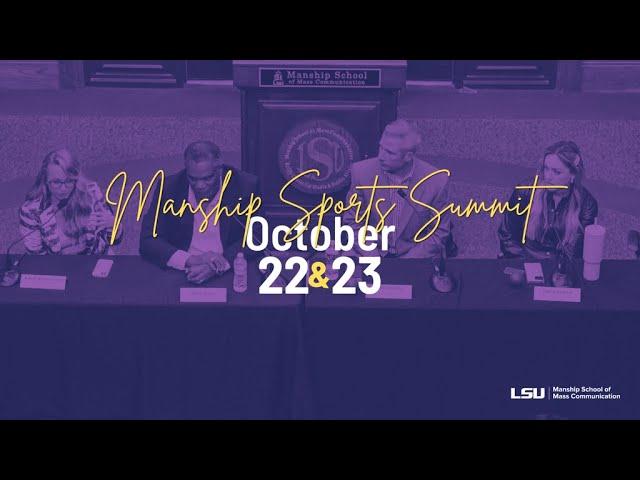 LSU Manship Sports Communications Scholars Panel