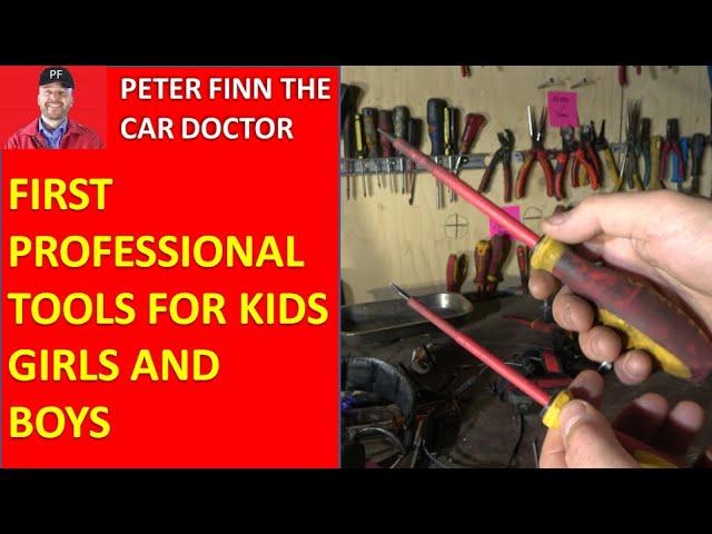 First professional Tools for KIDS. Girls and Boys