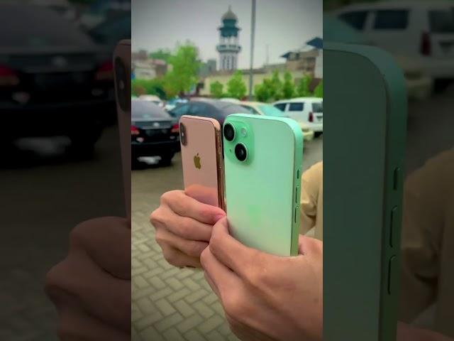 iPhone 15 Vs IPhone XS Max ComparisonCamera Test#cameraman #informativevideo