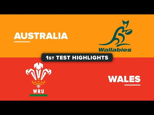 HIGHLIGHTS | AUSTRALIA v WALES | July Internationals 2024 | First Test