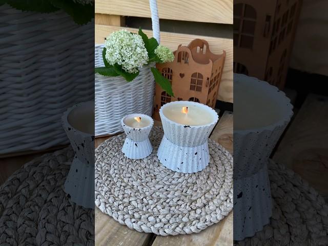 Как сделать красивые свечи  #diy #декор #garden #рукоделие #дача#сад#творчество #home#woodworking