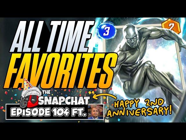 SNAP CHAT SECOND ANNIVERSARY EPISODE!! | ALL TIME FAV CARDS! | The Snap Chat Podcast #104