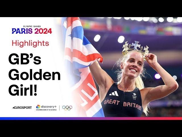 Great Britain's Keely Hodgkinson storms to 800m gold in Paris  | #Paris2024 #Olympics