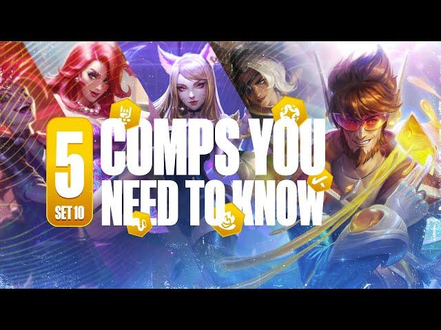 5 Comps You Need to Know for Set 10 | TFT Guides | Teamfight Tactics: Remix Rumble