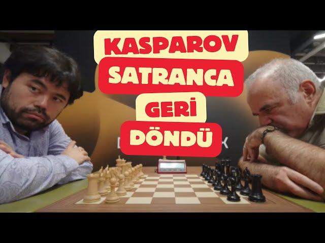 Kasparov SATRANCA GERİ DÖNDÜ, RAKİBİ Hikaru Nakamura! | Garry Kasparov vs Hikaru Nakamura