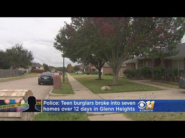 Serial Burglars On Loose In Glenn Heights