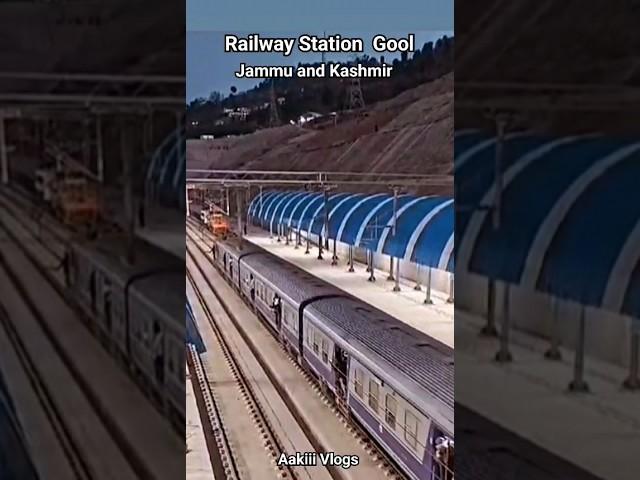 Railway station Gool Sangaldan|Jammu to Kashmir to KANYAKUMARI |#usbrl#viral #sumber#railway station