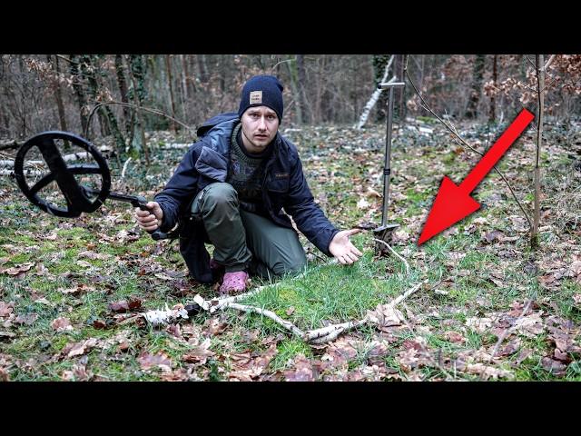 MORE GRAVES discovered with metal detector!!  (The end of the treasure hunt in the cemetery forest)