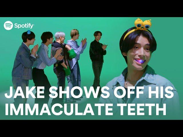 ENHYPEN falls in love with JAKE’s immaculate teethㅣSpot ON! (PART 2)