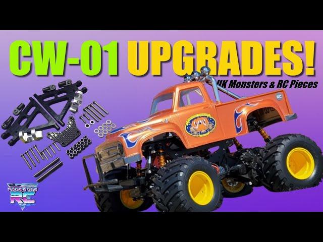 Tamiya CW-01 Upgrades! - Suspension, Wheels, Tires, and a Beach Blast!