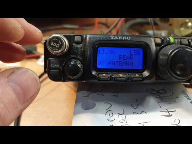 Yaesu Ft817 qrp portable radio.