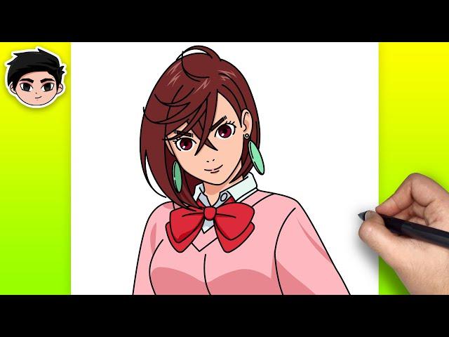 How To Draw MOMO AYASE | Dandadan - Easy Tutorial