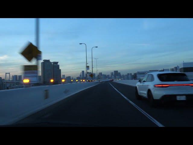 Tokyo night drive Route C1首都高 ドライブ 晴海IC Music