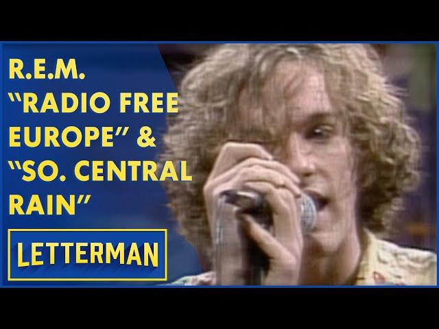 R.E.M. Performs "Radio Free Europe" & "So. Central Rain" | Letterman