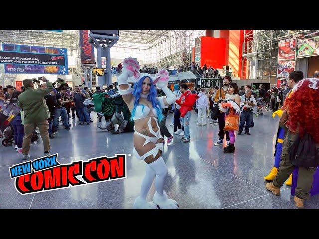 New York Comic Con 2024 4K Cosplay & Convention Walkthrough | Comic Con NYC 2024 Day 1 Thursday