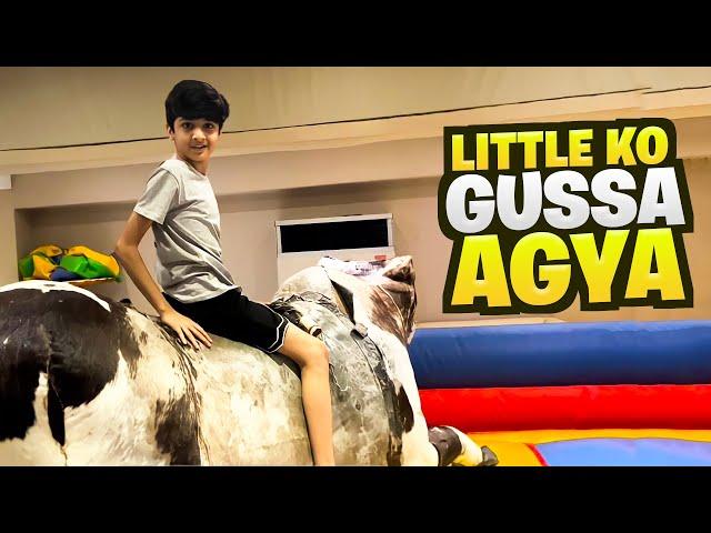 Little ko bull Ride Par Ghussa Agya.