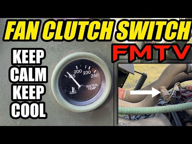 FMTV FAN CLUTCH SWITCH & Wiper PARK Position #187