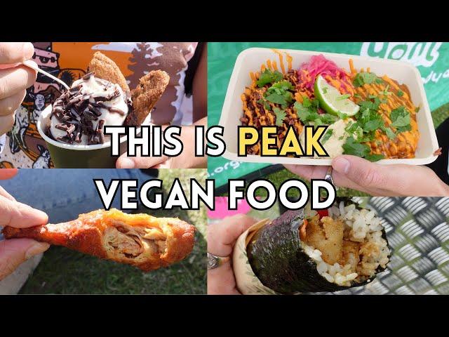 I went to a 100% vegan festival. I can't stop thinking about what I ate