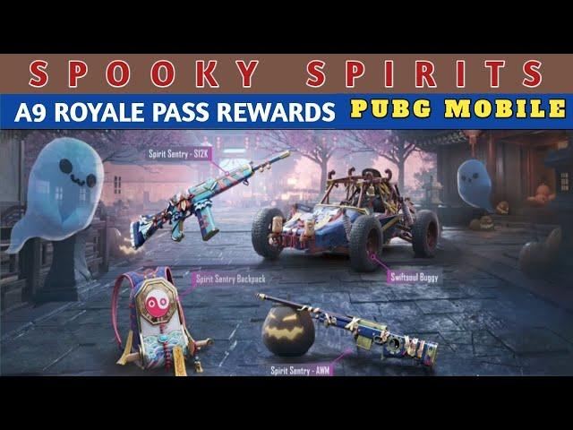 SPOOKY SPIRITS A9 ROYALE PASS REWARDS | PUBG MOBILE