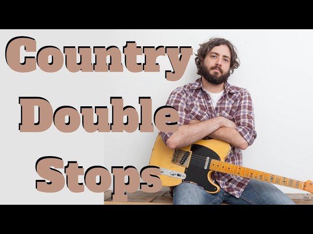 Country Guitar Double Stops - Guitar Techniques #guitarlesson #doublestops