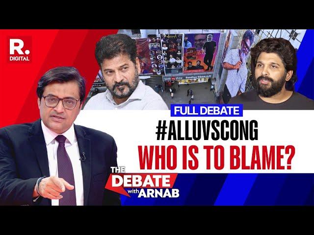 Debate With Arnab: Revanth Reddy Govt Drags Allu Arjun Again In Sandhya Theatre Case